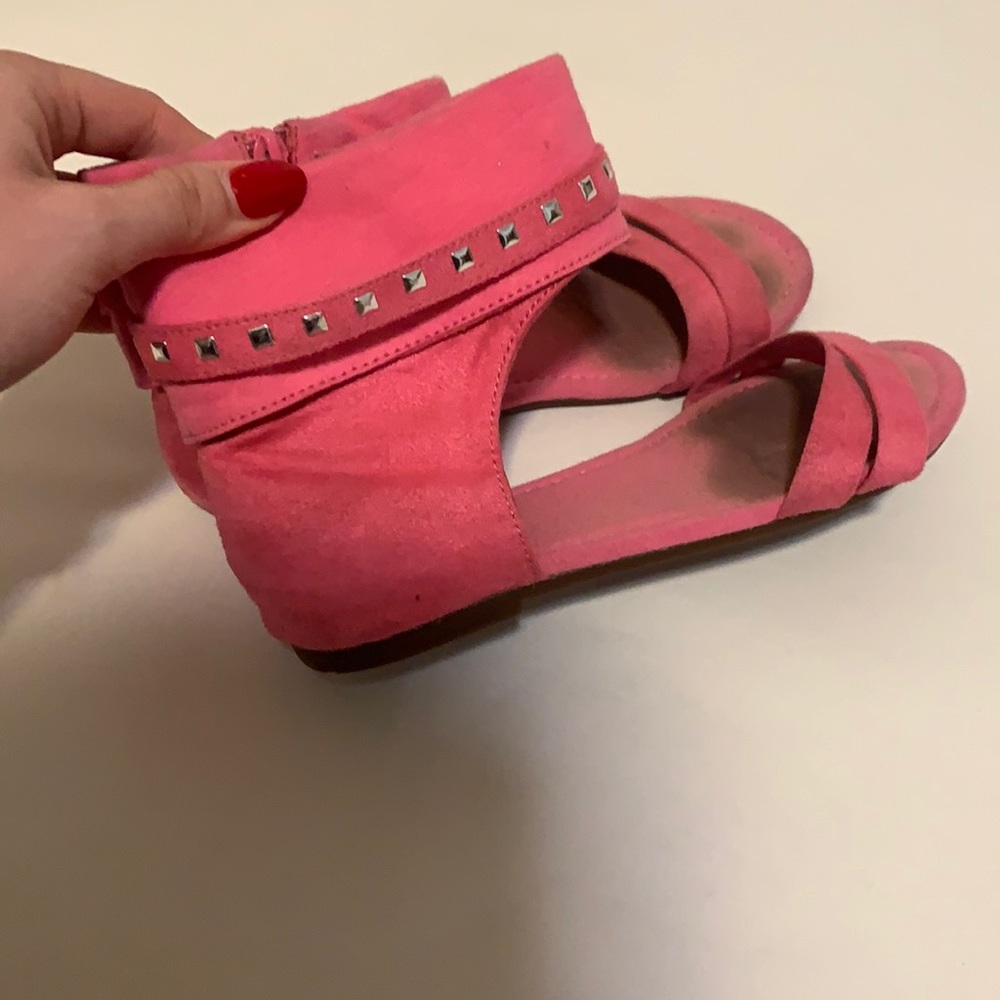 girls zara pink sandal size 1